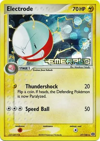 Electrode Reverse Holo 27 Normal