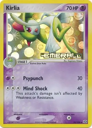 Kirlia Reverse Holo 33 Normal