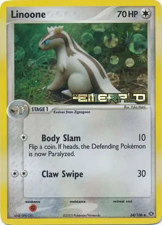 Linoone Reverse Holo 34