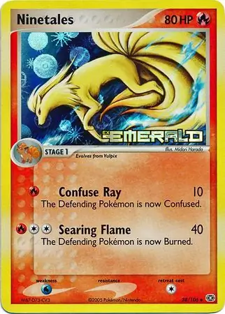 Ninetales Reverse Holo 38 Normal