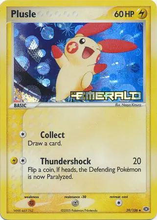 Plusle Reverse Holo 39 Normal