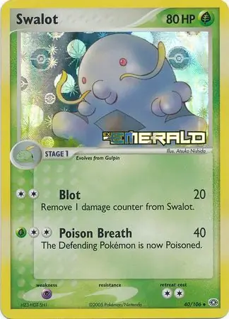 Swalot Reverse Holo 40 Normal