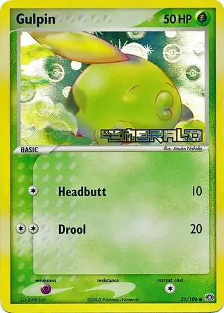 Gulpin Reverse Holo 51