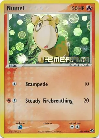 Numel Reverse Holo 58