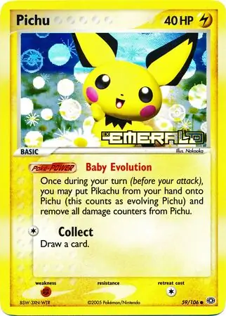 Pichu Reverse Holo 59 Normal