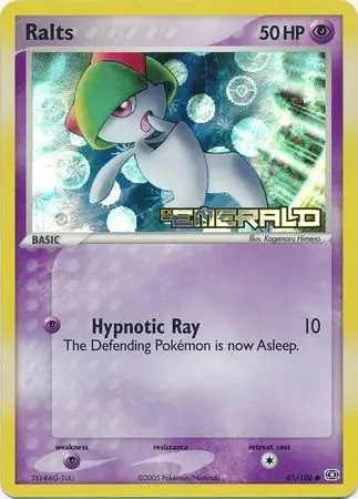 Ralts Reverse Holo 61 Normal