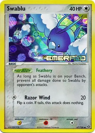 Swablu Reverse Holo 67 Normal