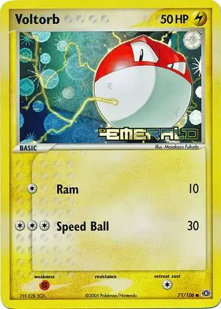 Voltorb Reverse Holo 71 Normal