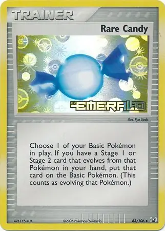 Rare Candy Reverse Holo 83 Normal