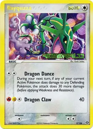 Rayquaza Reverse Holo 9