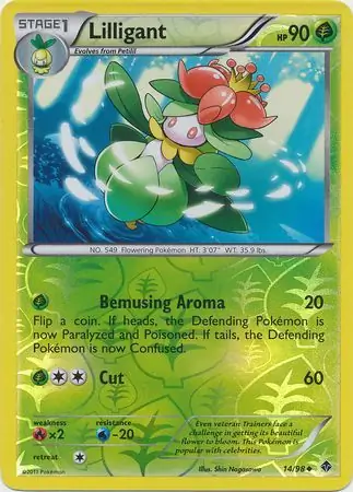 Lilligant Reverse Holo 14 Normal