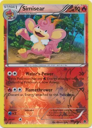 Simisear Reverse Holo 19 Normal