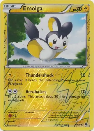 Emolga Reverse Holo 32 Normal