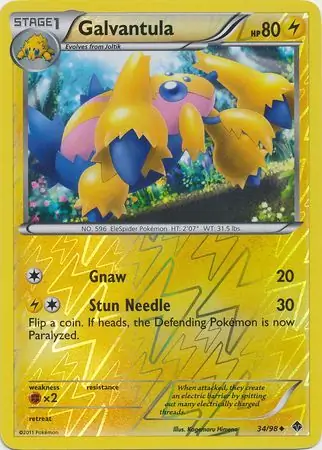 Galvantula Reverse Holo 34 Normal