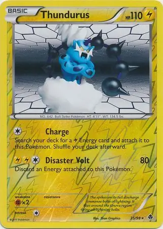 Thundurus Reverse Holo 35