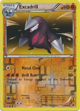Excadrill Reverse Holo 56
