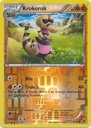 Krokorok Reverse Holo 61 Normal