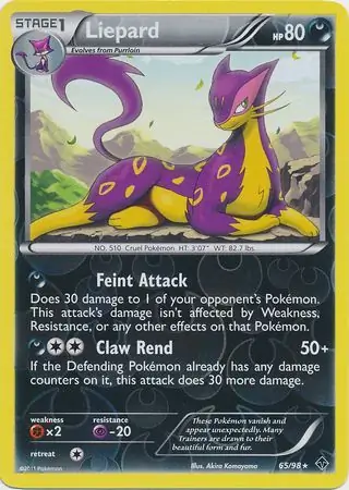 Liepard Reverse Holo 65 Normal