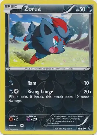 Zorua Reverse Holo 66 Normal