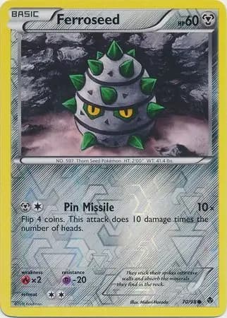 Ferroseed Reverse Holo 70 Normal