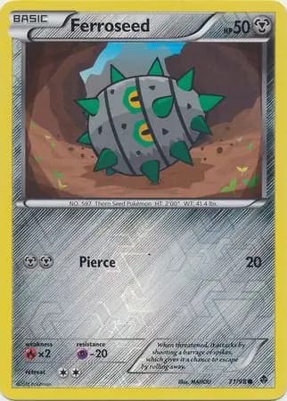 Ferroseed Reverse Holo 71 Normal