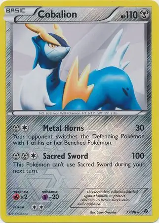 Cobalion Reverse Holo 77 Normal
