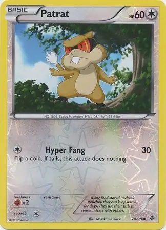 Patrat Reverse Holo 78 Normal