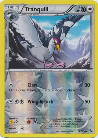Tranquill Reverse Holo 81 Normal