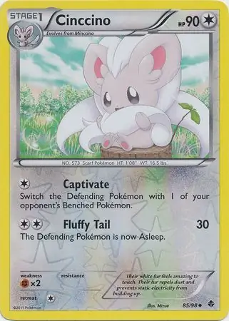 Cinccino Reverse Holo 85