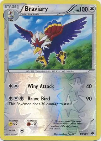 Braviary Reverse Holo 88 Normal
