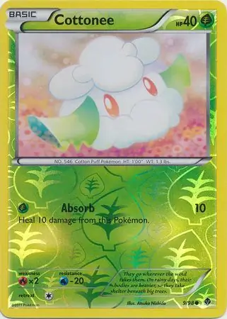 Cottonee Reverse Holo 9 Normal
