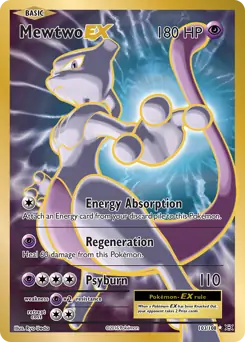 Full Art Mewtwo EX 103 Normal