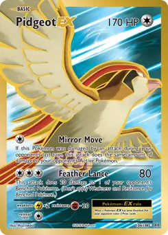 Full Art Pidgeot EX 104