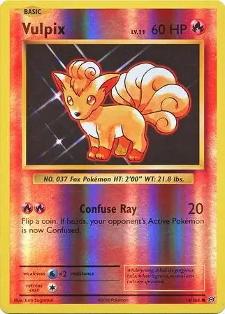 Vulpix Reverse Holo 14 Normal