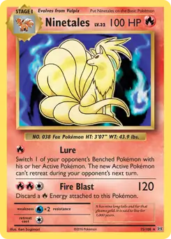Ninetales Holo 15 Normal