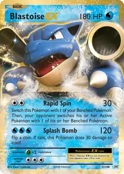 Blastoise EX 21 Normal