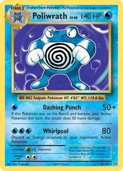 Poliwrath Holo 25 Normal