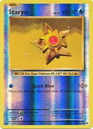 Staryu Reverse Holo 30
