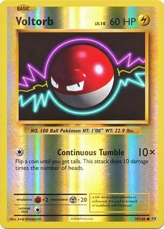 Voltorb Reverse Holo 39 Normal