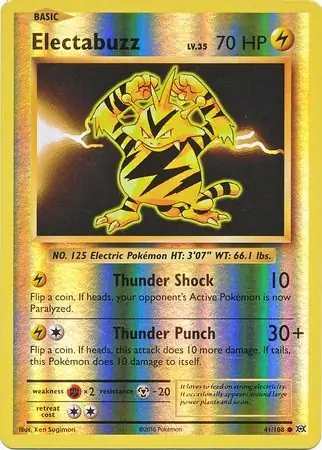Electabuzz Reverse Holo 41 Normal