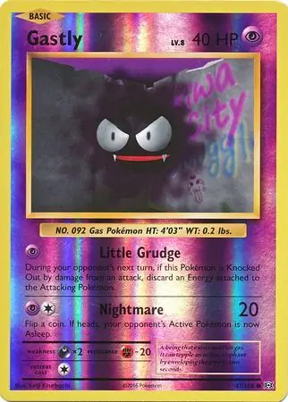 Gastly Reverse Holo 47 Normal