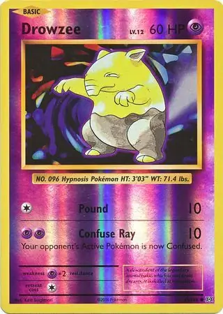 Drowzee Reverse Holo 49 Normal