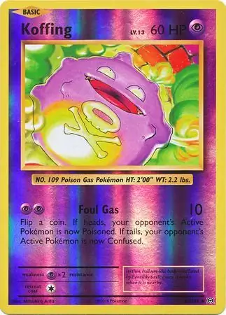 Koffing Reverse Holo 50