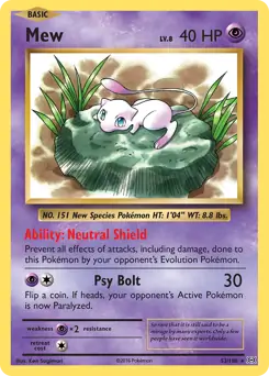 Mew Holo 53 Normal