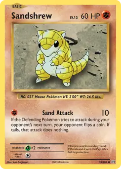 Sandshrew 54 Normal