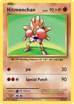 Hitmonchan Holo 62 Normal