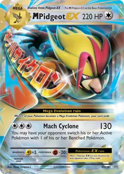 M Pidgeot EX 65 Normal