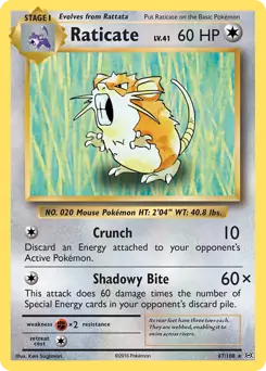 Raticate 67 Normal