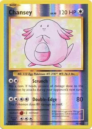 Chansey Reverse Holo 70 Normal