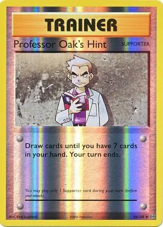 Professor Oak's Hint Reverse Holo 84 Normal